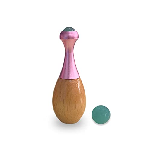 Kleine Taille Jade Massage Roller Ball Auge Gesicht Massage Stick Schaben Roller for Gesicht/227 (Color : Xiaomanyaodonglingyu)