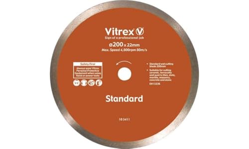 Vitrex 103411 200 mm Diamant Standard Klinge