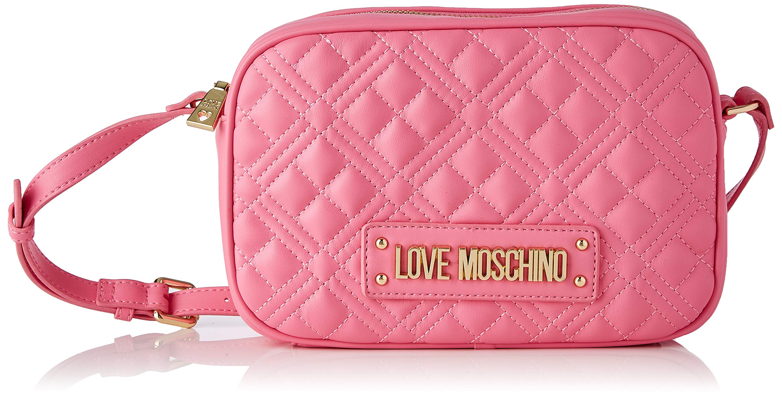 Love Moschino Damen, Schultertasche, Kollektion Frühling Sommer 2021, Rosa