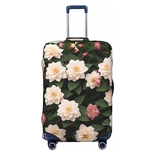 Miniks Camellia Reisegepäckabdeckung, robuster Koffer-Schutz, passend für 45,7 - 81,3 cm große Gepäckstücke, klein, Schwarz, Small