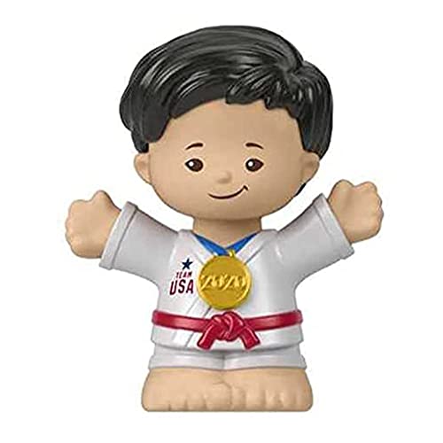 Ersatzteil für Fisher-Price Little People Collector Edition Set of Team USA - GRJ28 ~ Inspiriert von Olympischen Spielen ~ Goldmedaille Sieger Spielzeug ~ Kampfsport/Karate