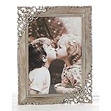 Vintage Style Ornate Rustic Metal Lace Photo Frame 5 x 7 New Boxed by ukgiftstoreonline