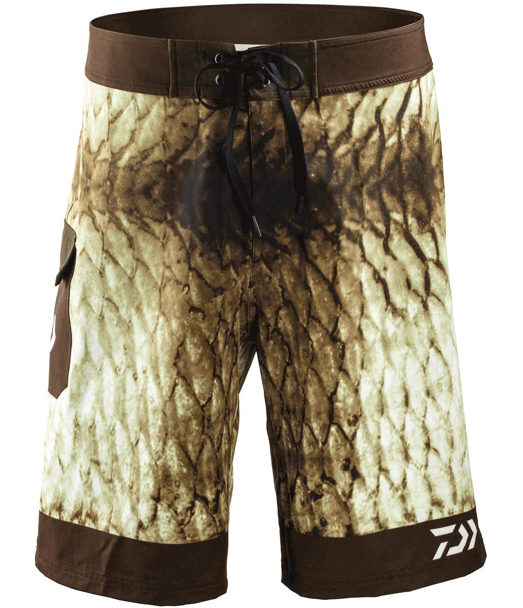 Daiwa Herren Boardshort Hose, Perch, XL