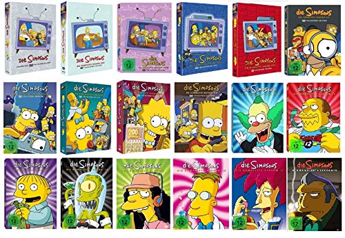 Die Simpsons Staffel 1-18 (1+2+3+4+5+6+7+8+9+10+11+12+13+14+15+16+17+18) [DVD Set]