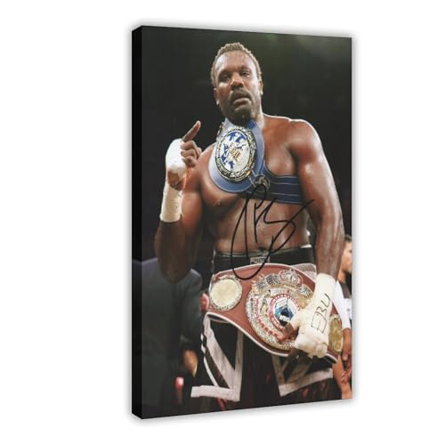 biegzc Photographie Signée Derek Chisora Boxing En Édition Limitée + Autogramm Imprimé CERT Leinwandposter Schlafzimmer Dekor Landschaft Büro Zimmer Dekor Geschenk 50 x 75 cm