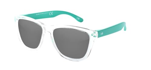 NAIF Unisex Magaluf Sonnenbrille, Glas & Türkis, matt