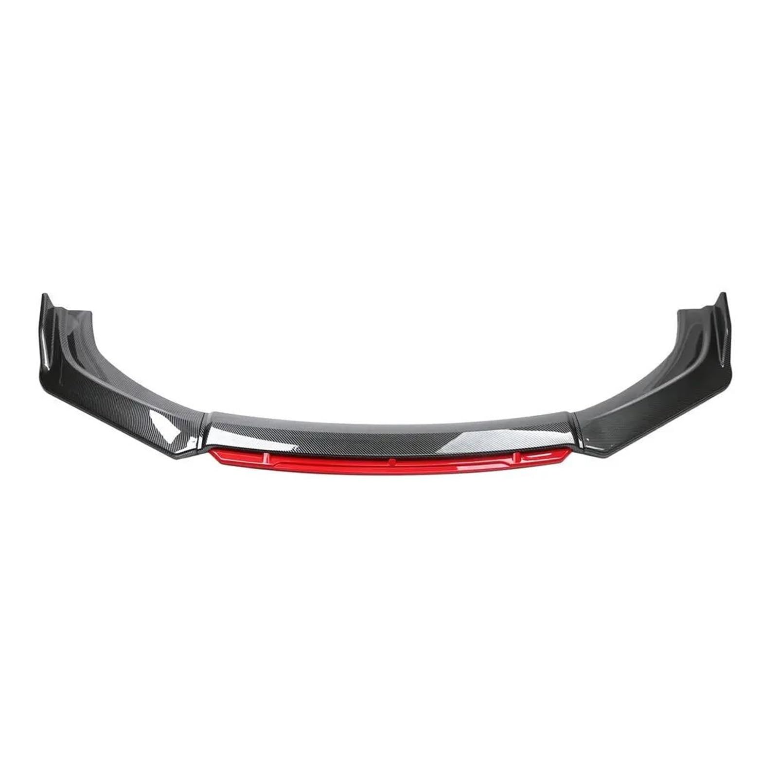 Frontspoiler Lippe Für Hyundai Für Tucson 2005-2022 Frontschürze Lippe Kinn Spoiler Splitter Diffusor Körper Kit Trim Air Dam Canard Splitter Frontstoßstange Spoiler(Carbon Fiber and Red)