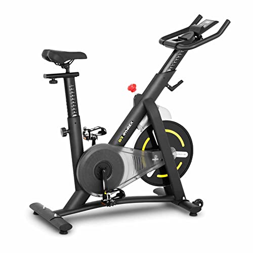 Gymrex GR-MG13 Heimtrainer Fahrrad Hometrainer Fitnessbike Schwungmasse 13 kg belastbar bis 110 kg LCD