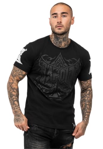 Tapout Herren T-Shirt Normale Passform ACE of Spades Black/Grey/White XL