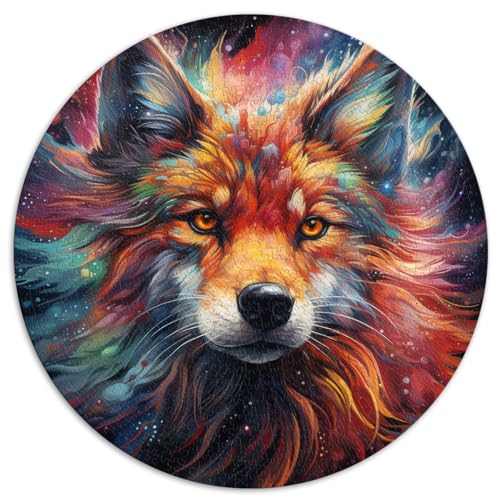 Puzzles Sternenhimmel Foxs 1000-teiliges Puzzle Lernspiele 67,5 x 67,5 cm Pädagogisches Stressabbau-Spielzeug Puzzle Weihnachtswunschliste mit Weihnachtsmann