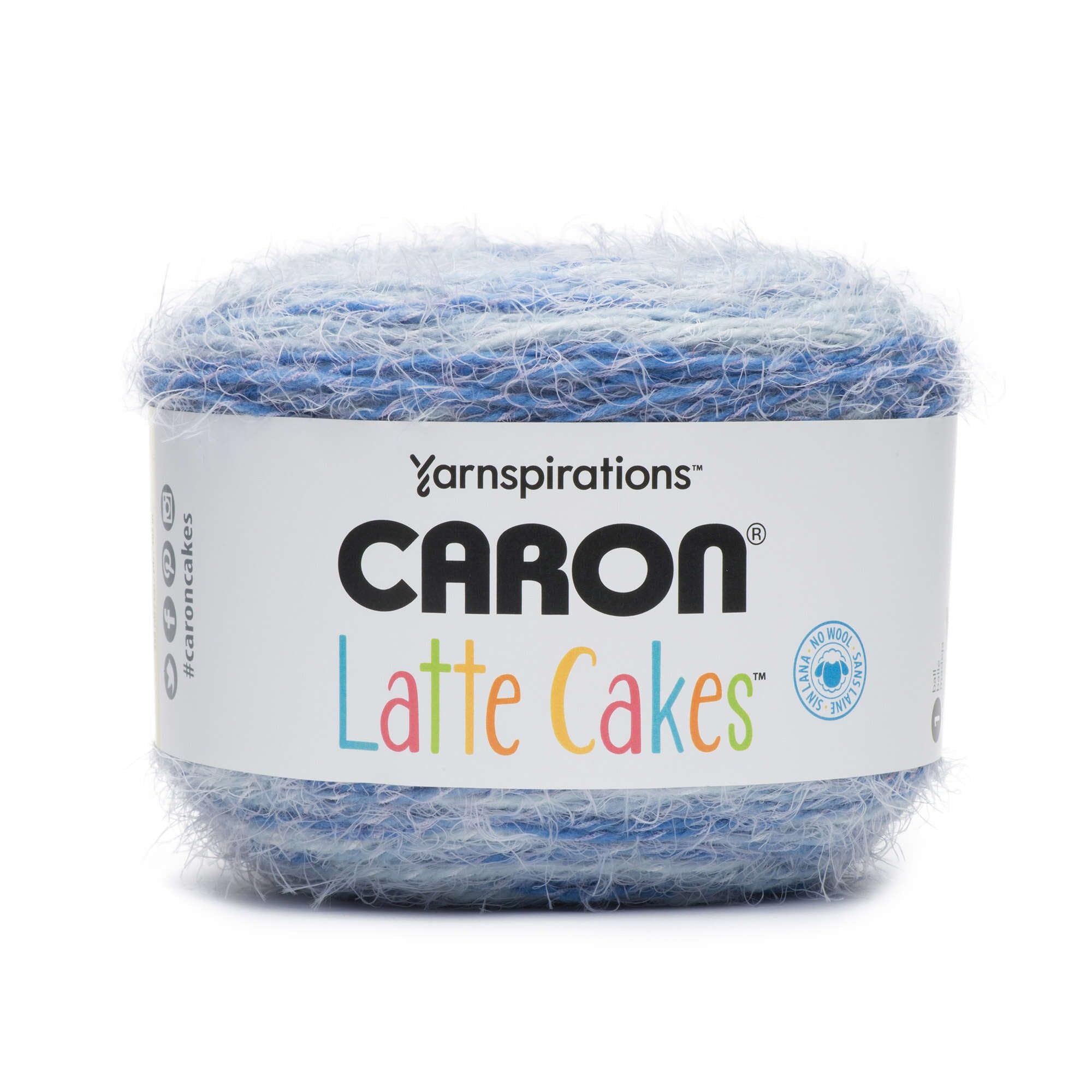 Caron 29122222007 Latte Cakes, Acryl-Mischung, blueberry, 250 g, 485 Meter