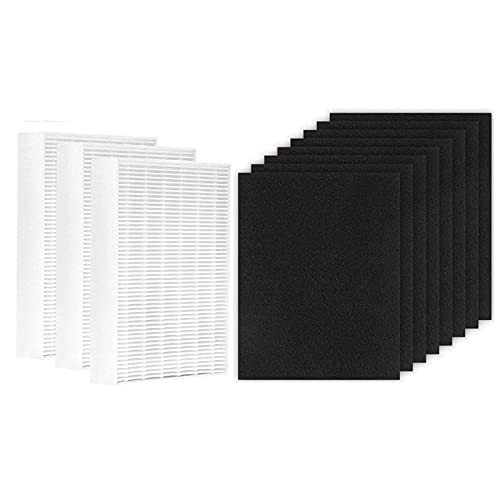 Fcuajdkq für HPA300 Filter 3 Pack HEPA Filter & 8 Pack Karbon Zuschnitt Filter Geeignet für HPA300