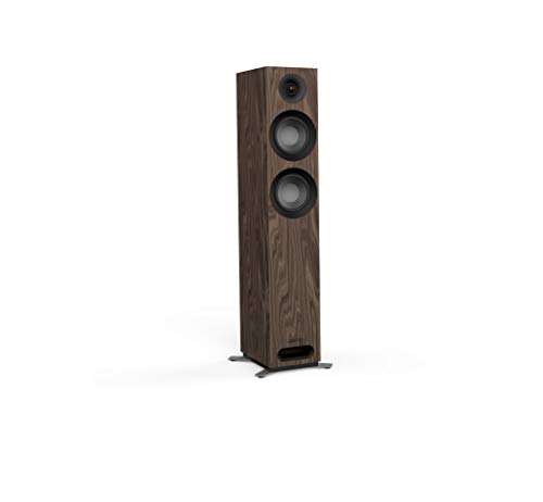 Jamo S 807 200 W Black, Walnut Loudspeaker – Loudspeakers (Wired, 200 W, 42 – 26000 Hz, 8 Ohm, Black, Walnut)