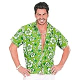 W WIDMANN MILANO Party Fashion - Hawaii Hemd Herren, Blumenhemd, Beachparty, Faschingskostüme