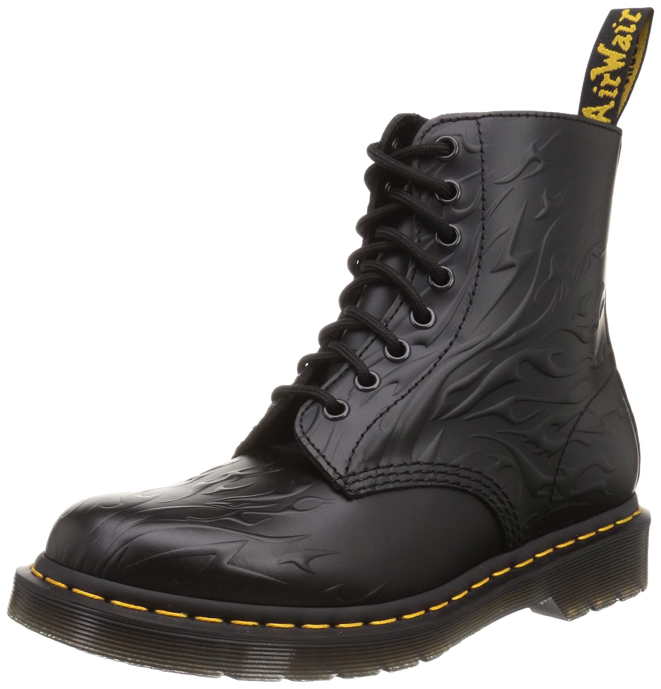 Dr. Martens Herren Amphibians, Black Polish Smoth, 39 EU