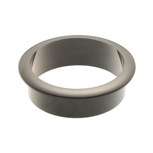 NORAZE 25–80 Mm Computertisch-Kabeltüllen, Drahtlochabdeckung, Schrankentlüftung, Dekorativer Ring, Kabelauslass (Color : Black, Size : 60mm)