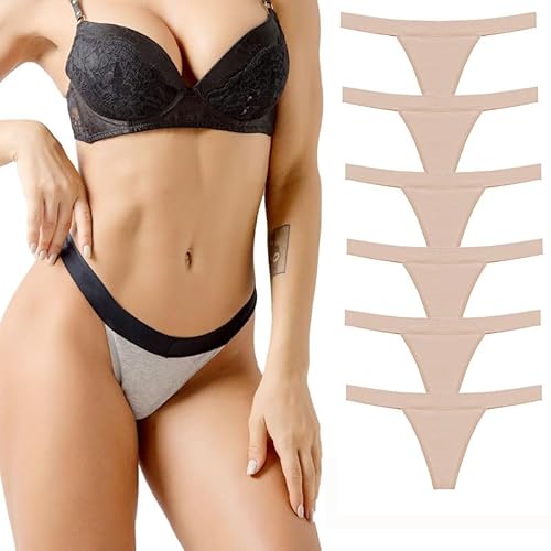 6pcs PeriodenunterschwäSche Tanga, Hohe ElastizitäT PeriodenunterschwäSche String, Perioden UnterwäSche Starke Blutung, Inkontinenz Schutzhosen UnterwäSche