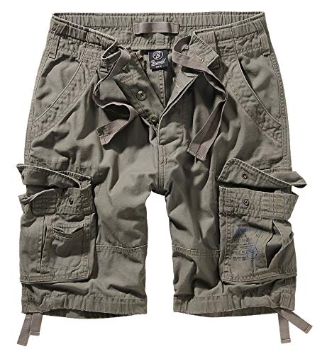 Brandit Pure Vintage Shorts, Oliv 7XL