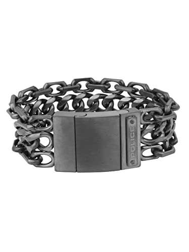 Police Herren-Armband Edelstahl One Size Silber 32017142