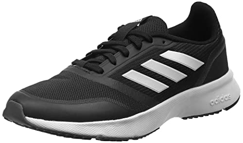 adidas Mens Nova Flow Road Running Shoe, Core Black/Footwear White/Grey, 46 EU