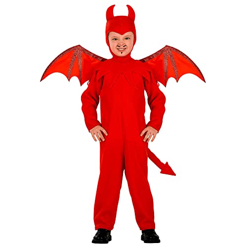 "DEVIL" (jumpsuit, headpiece, wings) - (110 cm / 3-4 Years)