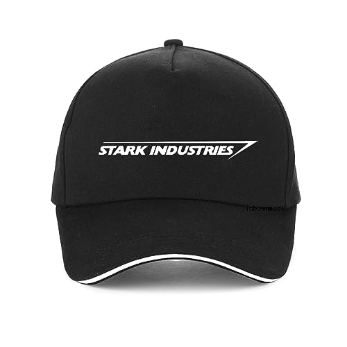 Baseballmütze STARK Industries Herren-Baseballmütze, modisch, 100% Baumwolle, Snapback-Kappe für den Sommer, hohe Qualität Fashion Stage Hip Hop Hut Geschenk für Männer und Frauen