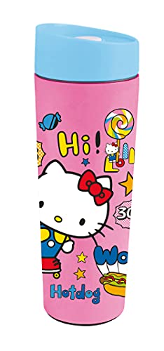 Fun HELLO KITTY THERMOS, Edelstahl, 350 ml für Kinder