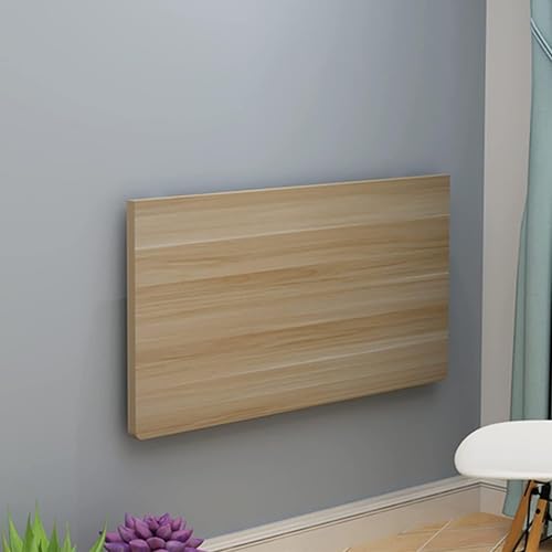 Computertisch, an der Wand montierter Klapptisch aus Holz, klappbarer, an der Wand montierter Drop-Leaf-Tisch, an der Wand montierter Stehtisch aus Kiefernholz, Heimbürotisch, Schreibtisch,