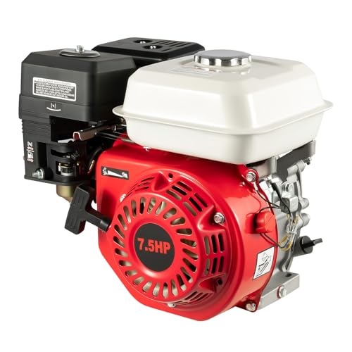 4 Takt 7,5 PS Benzinmotor Kartmotor Antriebsmotor Standmotor, 5,1kW 3600rpm OHV Viertaktmotor Einzylinde Engine Tragbarer luftgekühlt Generator mit Ölalarm