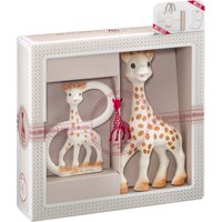 Vulli 000001 Geschenkset Geburt Sophie die Giraffe + Beißring, beige