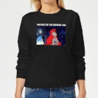 Disney Little Mermaid Weekend Wait Damen Sweatshirt - Schwarz - XL - Schwarz