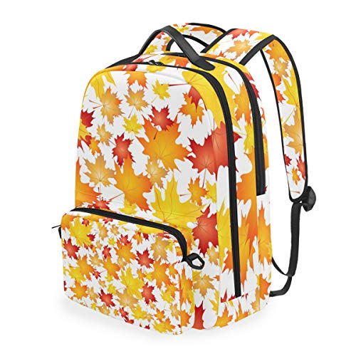 MONTOJ Maple Leaves Campus Rucksack mit abnehmbarer Kreuztasche