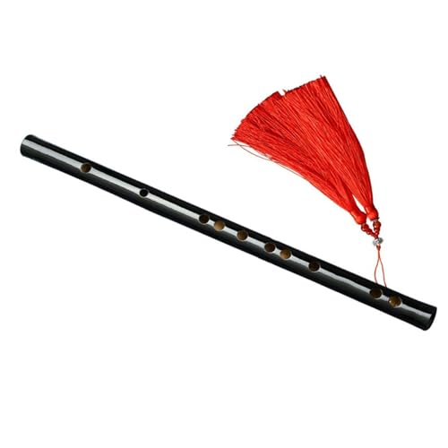 Bambusflöte Für Anfänger Chinesische schwarze Bambusflöte, traditionelles Instrument, geeignet für Anfänger, Querflöte (Color : D)