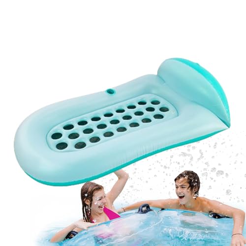 Aufblasbare Poolschwimmer,Schwimmbadschwimmer,Wasser-Pool-Schwimmer | Wasserhängematte, Mehrzweck-Sonnenbadewanne, Floatie-Bettmattenauflage für Erwachsene, Sonnenbadewanne, Sonnenbad-Pool-Lounge-Floß