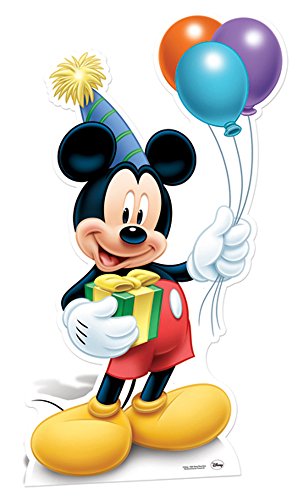 empireposter Disney Mickey Mouse Party - Micky Maus - Pappaufsteller Standy 129 cm