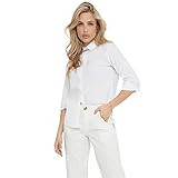 JdY Damen JDYMIO L/S Shirt WVN NOOS Bluse, White, 32