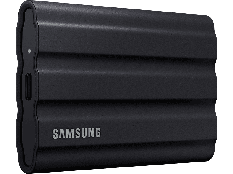 SAMSUNG Portable SSD T7 Shield PC/Mac Festplatte, 4 TB SSD, extern, Schwarz