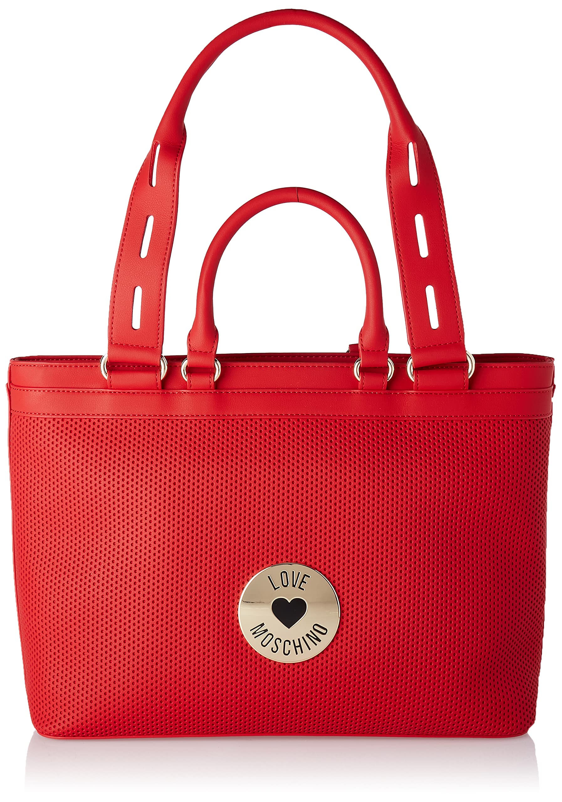 Love Moschino Damen Borsa a Spalla Umhängetasche, rot