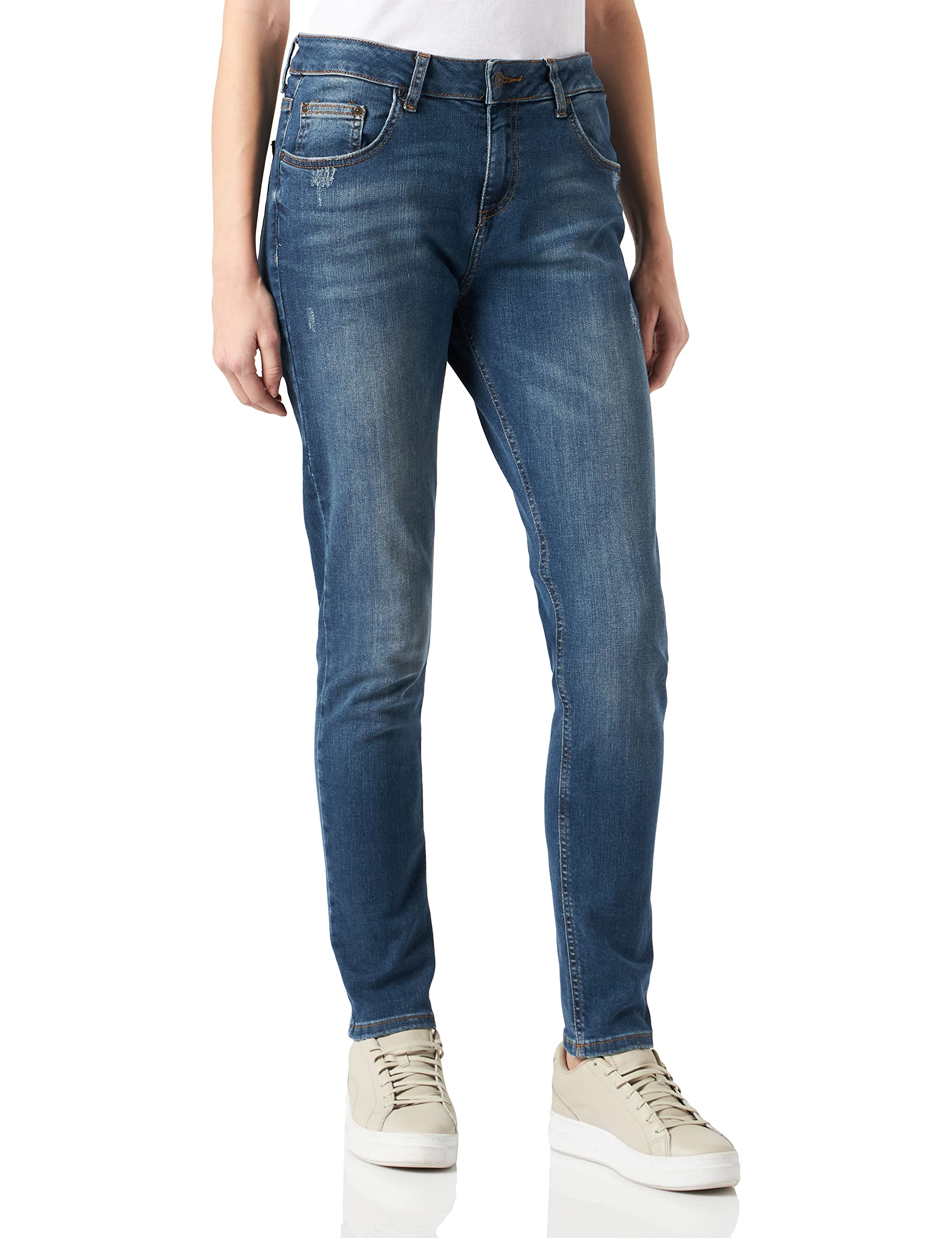 LTB Jeans Damen Mika C Jeans, Etana Wash 53694, 27W / 30L