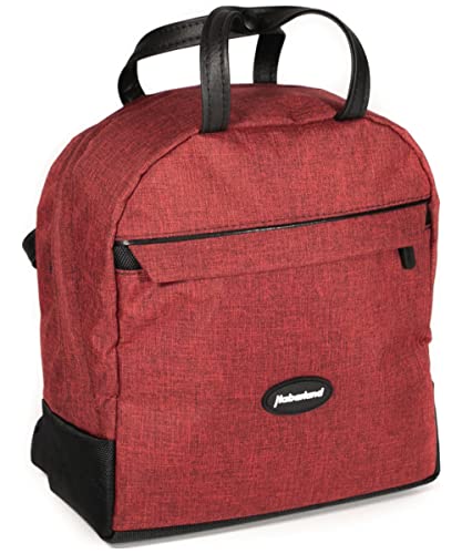 Haberland Rucksack-Lenkertasche Bella RKF220 inkl. KLICKfix-Adapter Durchm. 31,8 mm, schwarz/rot