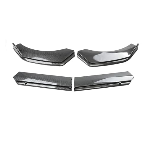 Frontspoiler Lippe Für FIAT 500 595 Auto Vorderen Stoßfänger Kinn Lip Spoiler Körper Kits Splitter Rock Diffusor Schutz Schutz Abdeckungen Frontstoßstange Spoiler(Carbon Fiber)