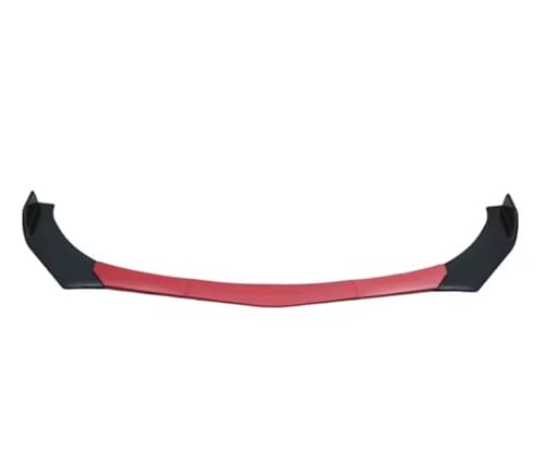 Splitter 4/5 STÜCKE Universal Auto Front Blade Stoßstange Lip Body Kit Spoiler Splitter Stoßstange Canard Lip Splitter Für Etc. Kohlefaser Frontlippe(5Pcs Red Black)