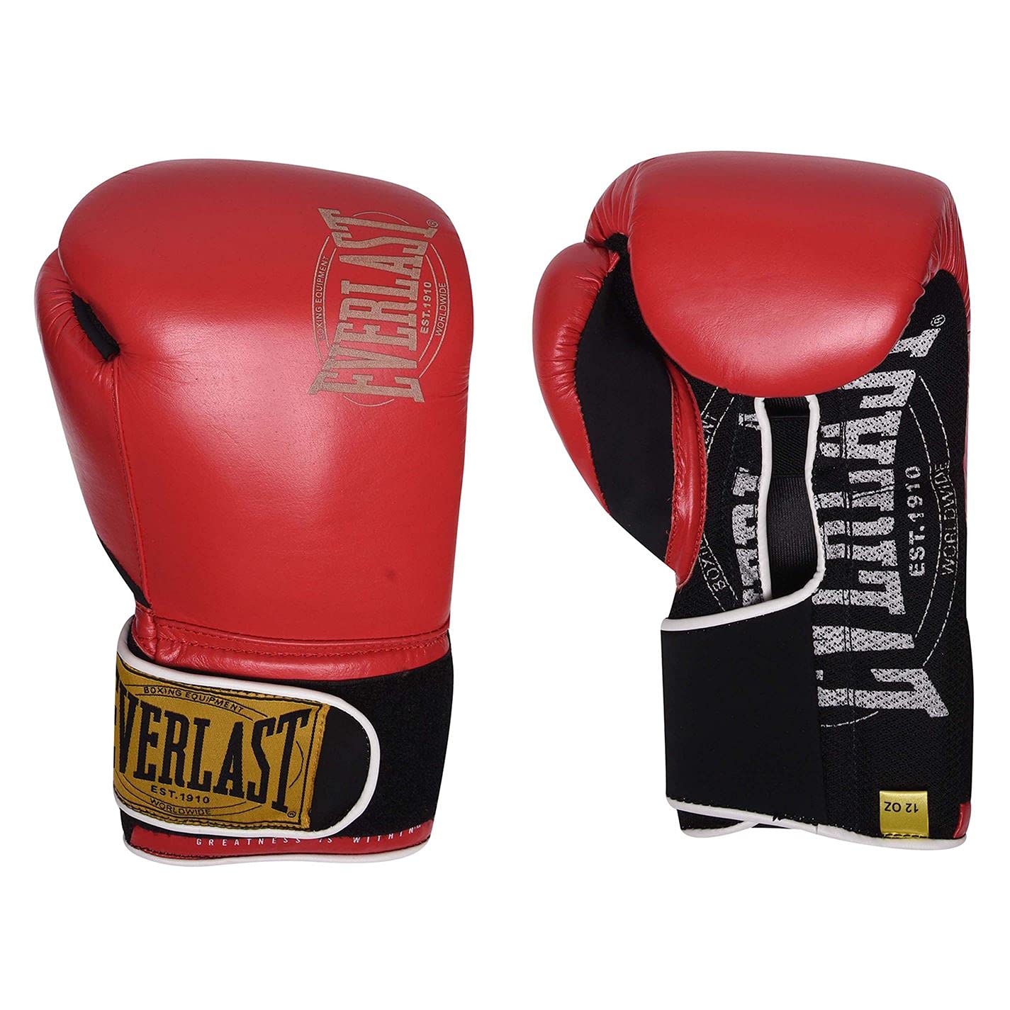 Everlast Unisex Erwachsene 1910 Training Glove Handschuhe, Rot, 16 oz EU