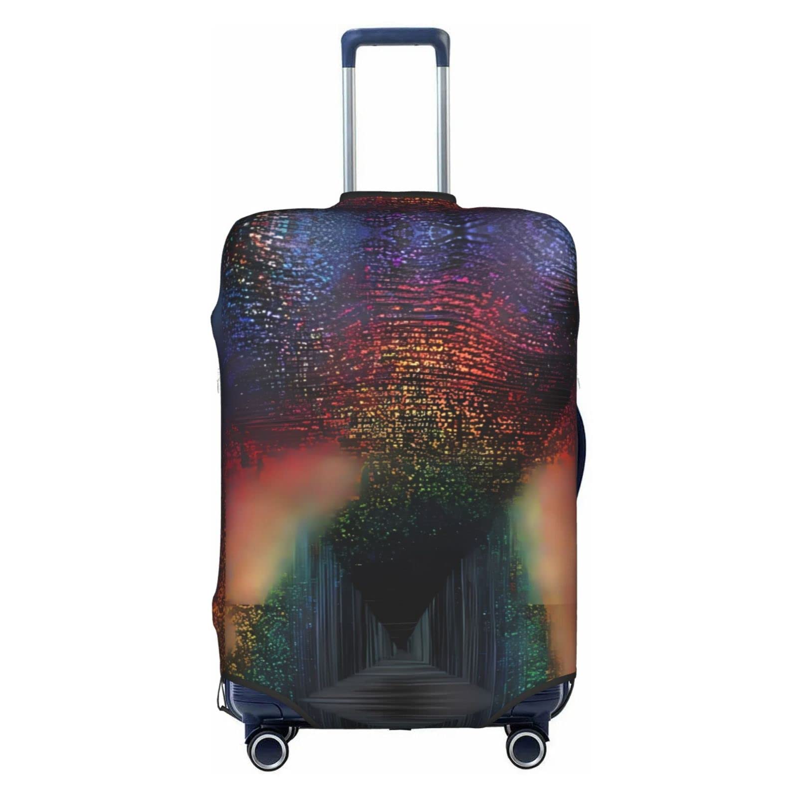 Holographic Dreams Trolley Reise-Schutzhülle: >> Hohe Elastizität mit Reißverschluss, klein, geeignet für 45,7 - 81,3 cm (18-32 Zoll) Trolley