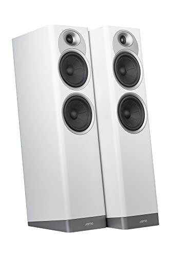 JAMO S7-25F Paar of Floor Speakers Grey Cloud Paar Bodenlautsprecher mit 14 cm Woofer, Grau