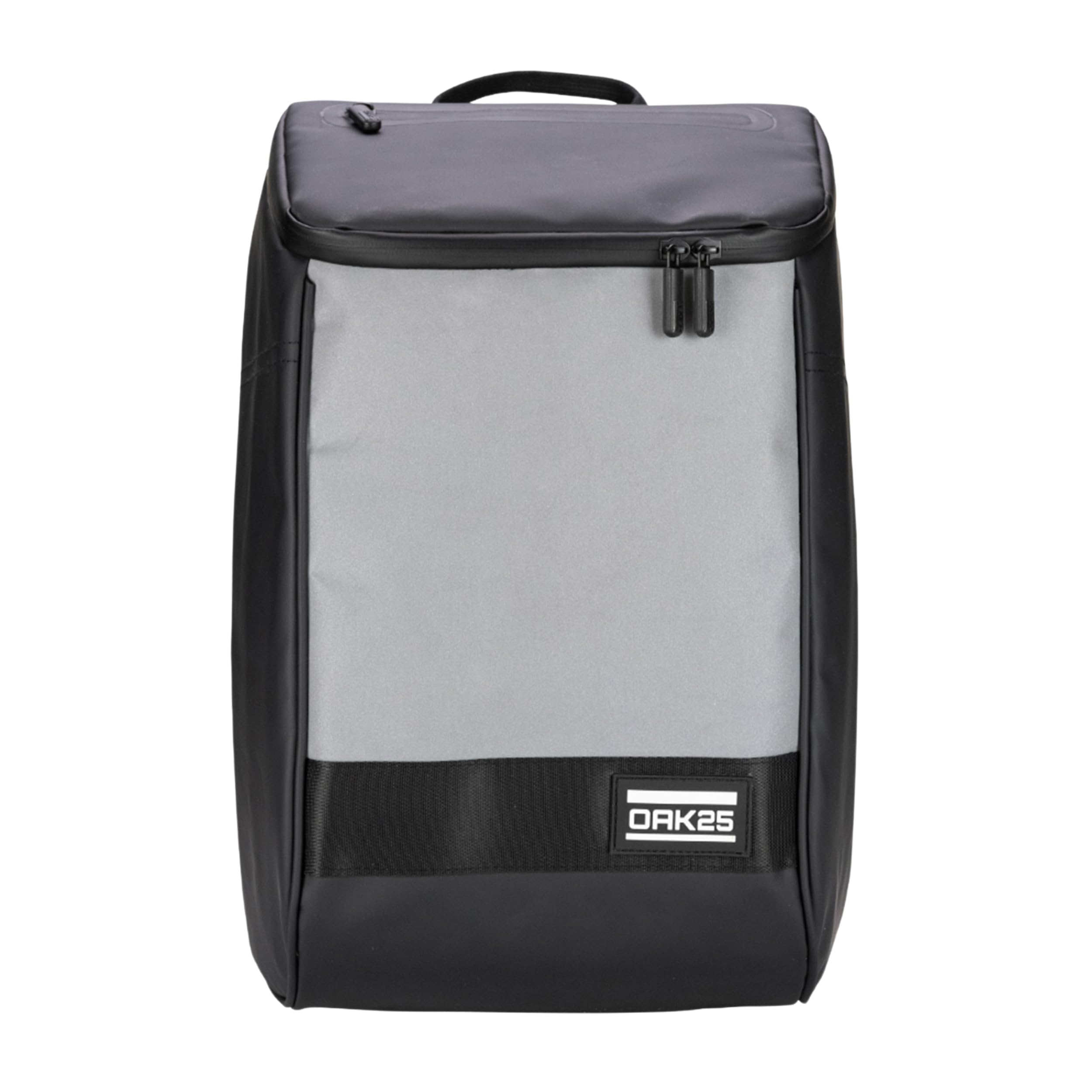 OAK25 Rucksack Damen & Herren Schwarz - Daybag - Reflektierender Fahrradrucksack - Hohe Sichtbarkeit & Sicherheit - Fahrrad Daypack mit Laptop Fach - Wasserabweisend