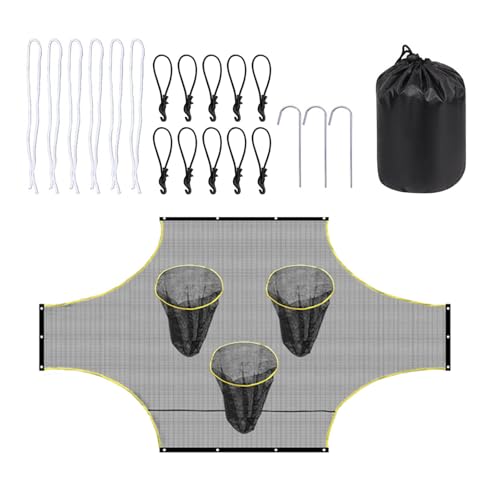 JUNNASALIKER Scoring-Trainingsgerät mit Punktzonen, Schussziele, Fußball-Trainingsnetz, Fußball-Ziele, Fußball-Ziele, Fußballnetz