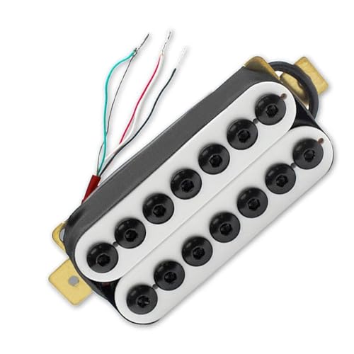 7-saitiger Humbucker Für E-Gitarre, Big Hex, Verstellbarer Doppelspulen-Tonabnehmer, Spulenaufteilungs-Tonabnehmer, N8.5K/B14K-Ausgangsgitarre e gitarren tonabnehmer (Color : Neck 58mm)