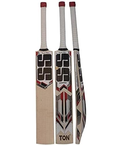 Ss Fledermaus Tiger Cricketschläger aus englischer Weide, beige, 30