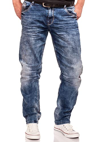 Cipo & Baxx Jeans CD319, Stonewashed Blue, W31 L32